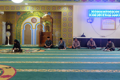 Hadapi MTQ Provinsi, Qari dan Qariah Inhil Melakukan Uji Coba